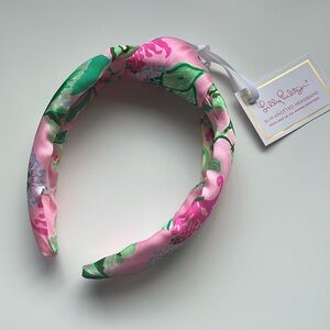 Lilly Pultizer slim knotted headband features in via amore spritizer new w tag